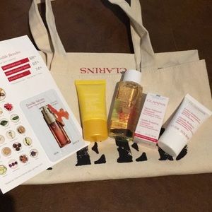 Clarins Samples with Tote
